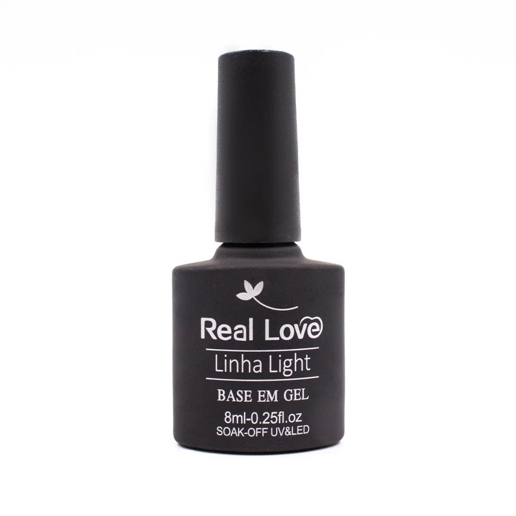 Base De Esmalte Em Gel Para Unhas (Sem TPO) 8ml - Linha Light - Real ...