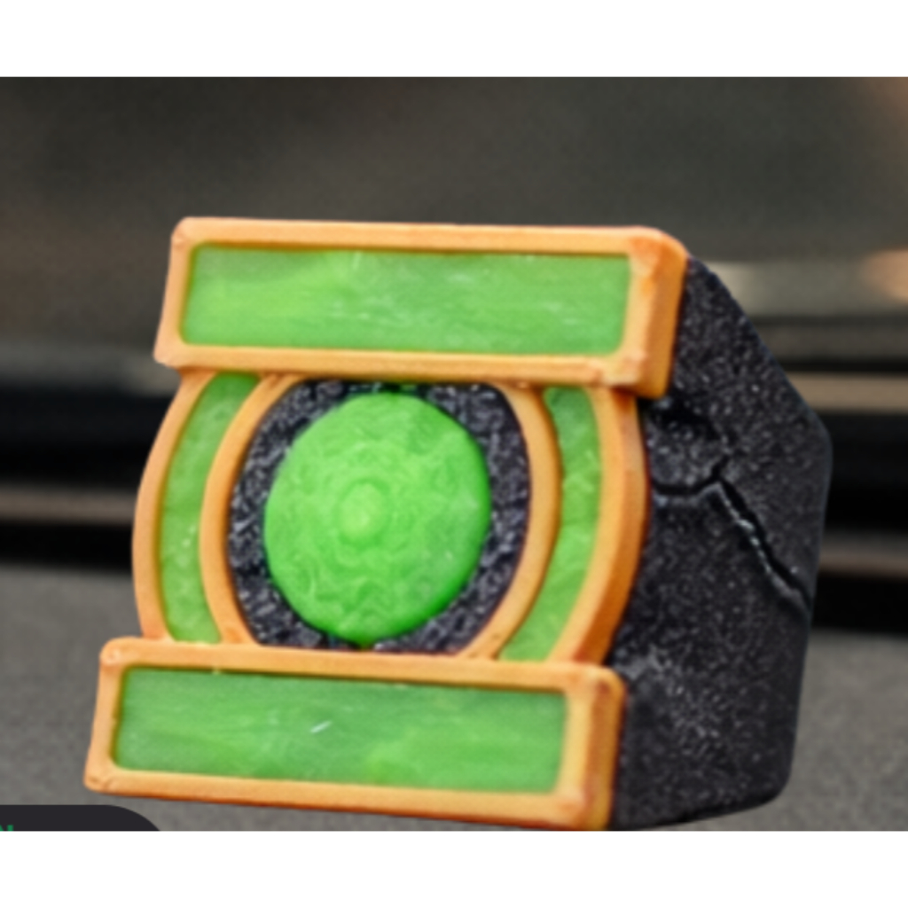 Anel Lanterna Verde Green Lantern DC Comics Cosplay e Decoração