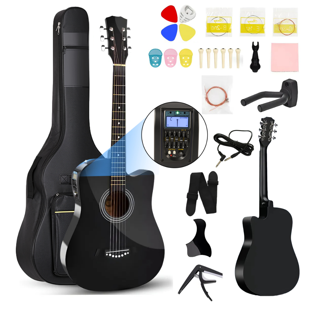 Eletroacustico Acessorios Violão Eletroacústico Capa Correia Kit Ful de ...