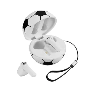 Fone de Ouvido Bluetooth TWS EL-1637 Bola de Futebol com Display LED