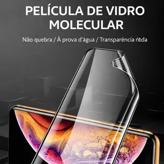 Película Cerâmica Gel 3D Flexível Para IPhone 17PROMAX 7G 7Plus XR 11 12 13 14 15 16 16Promax 16E Todos Modelos para ios