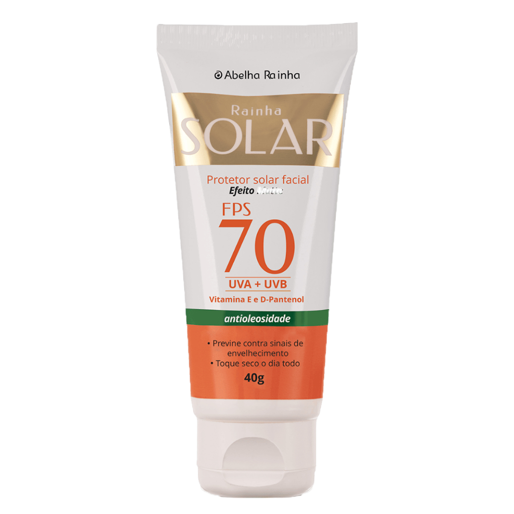 Protetor Solar Facial Anti Oleosidade Fps70 40g UVA + UVB + DMAE + Vit ...