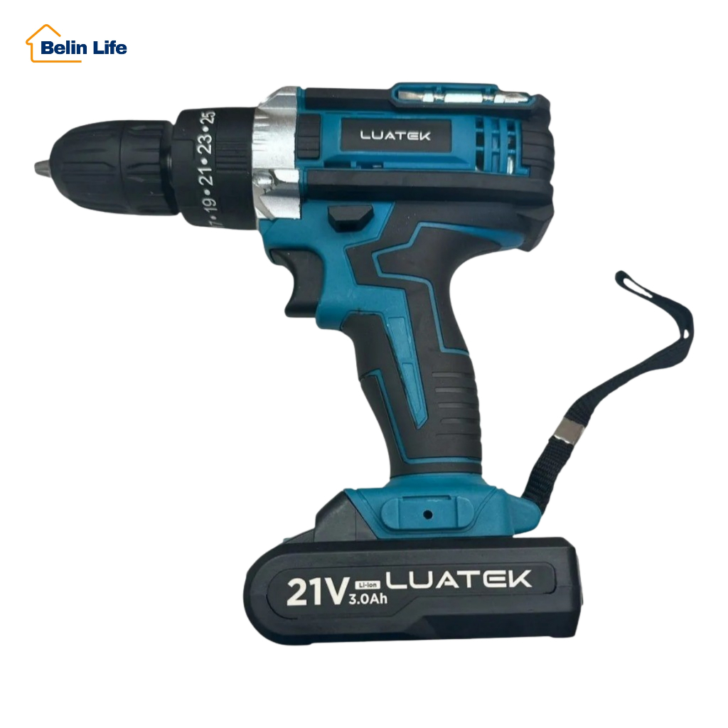 Kit Furadeira Parafusadeira de Impacto Sem Fio Profissional 2 Baterias ...