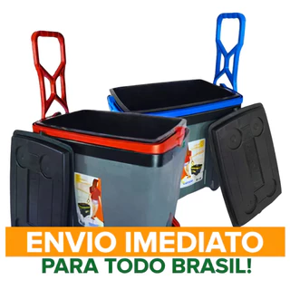 COOLER CAIXA TERMICA 34L RODAS ANTARES BEBIDA GELADA RESISTENTE BAR 48 LATAS PRAIA CHURRASCO PESCARIA ENVIO IMEDIATO