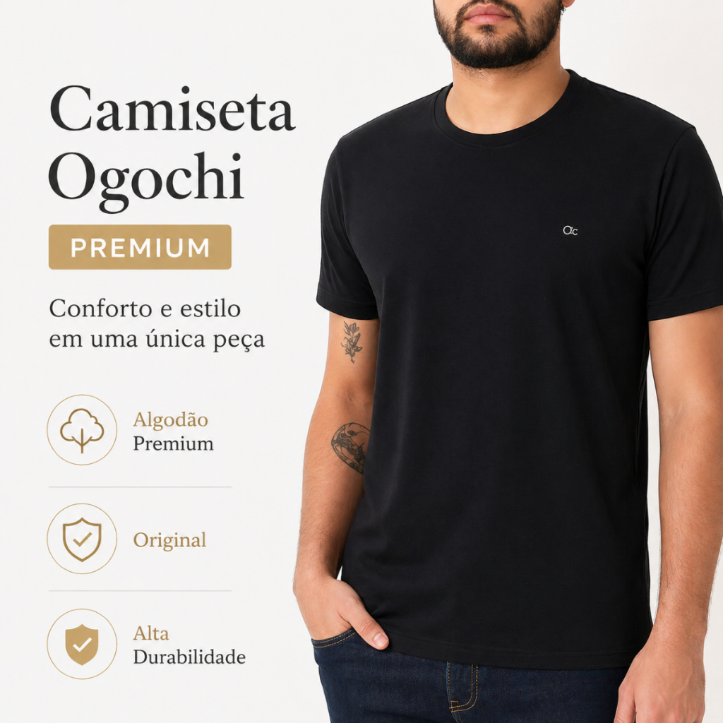 Camiseta Ogochi em Oferta | Shopee 2026