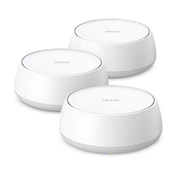 Kit de Roteador Deco BE22(3unid.) Dual Band BE3600 Sistema Mesh Wi-Fi 7, 150 dispositivos TP-Link