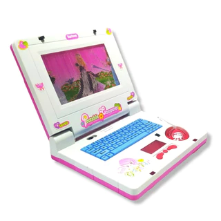 Notebook De Brinquedo Laptop Infantil Musical Com Luz Educativo
