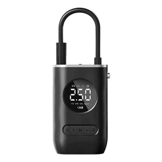 Mini Compressor de Ar Portatil Recarregavél Digital USB Calibrador Pneu