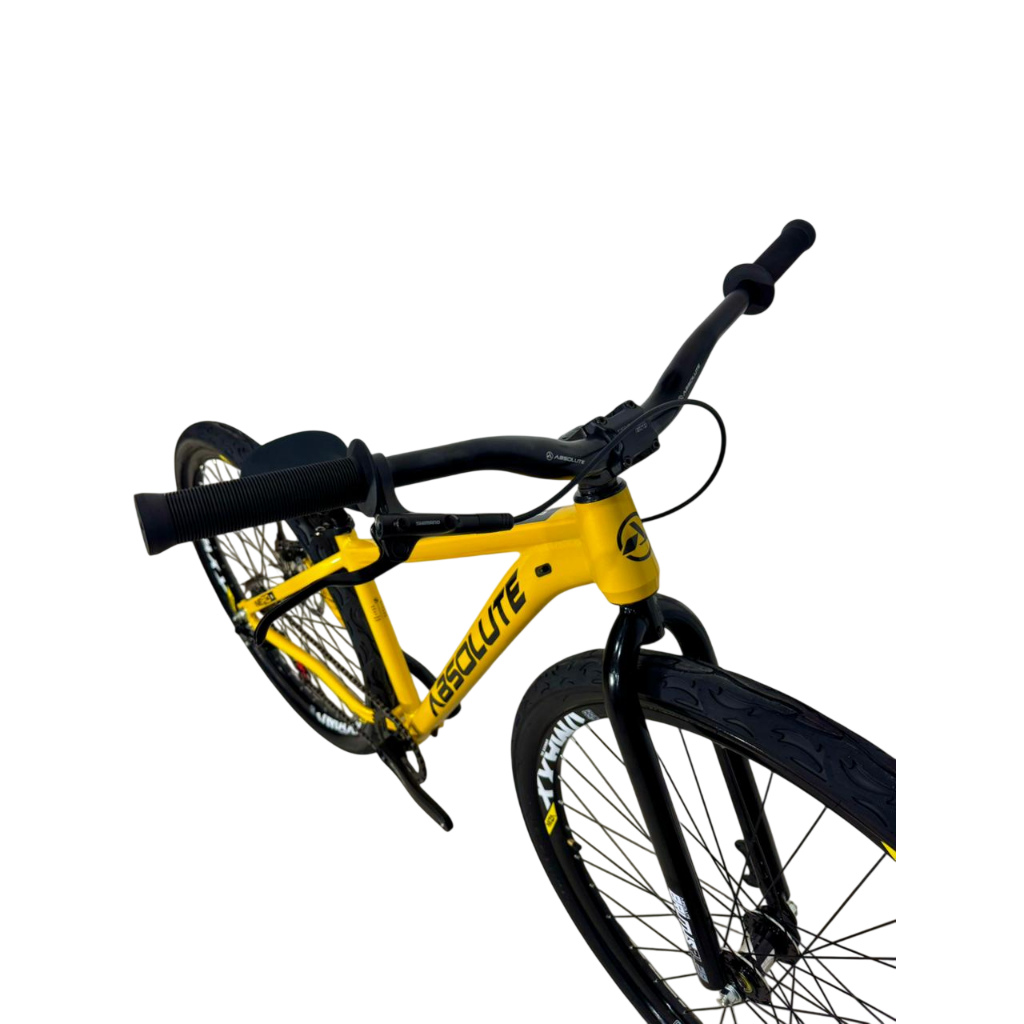 Bicicleta Absolute Nero 5 Amarelo Para Grau #244 Guidão Kalin