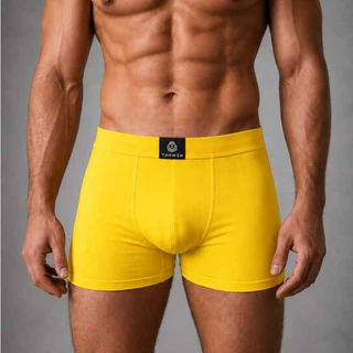 Kit 10 Cuecas boxer micofibra lisa masculina com bojo anatômico súper confortável