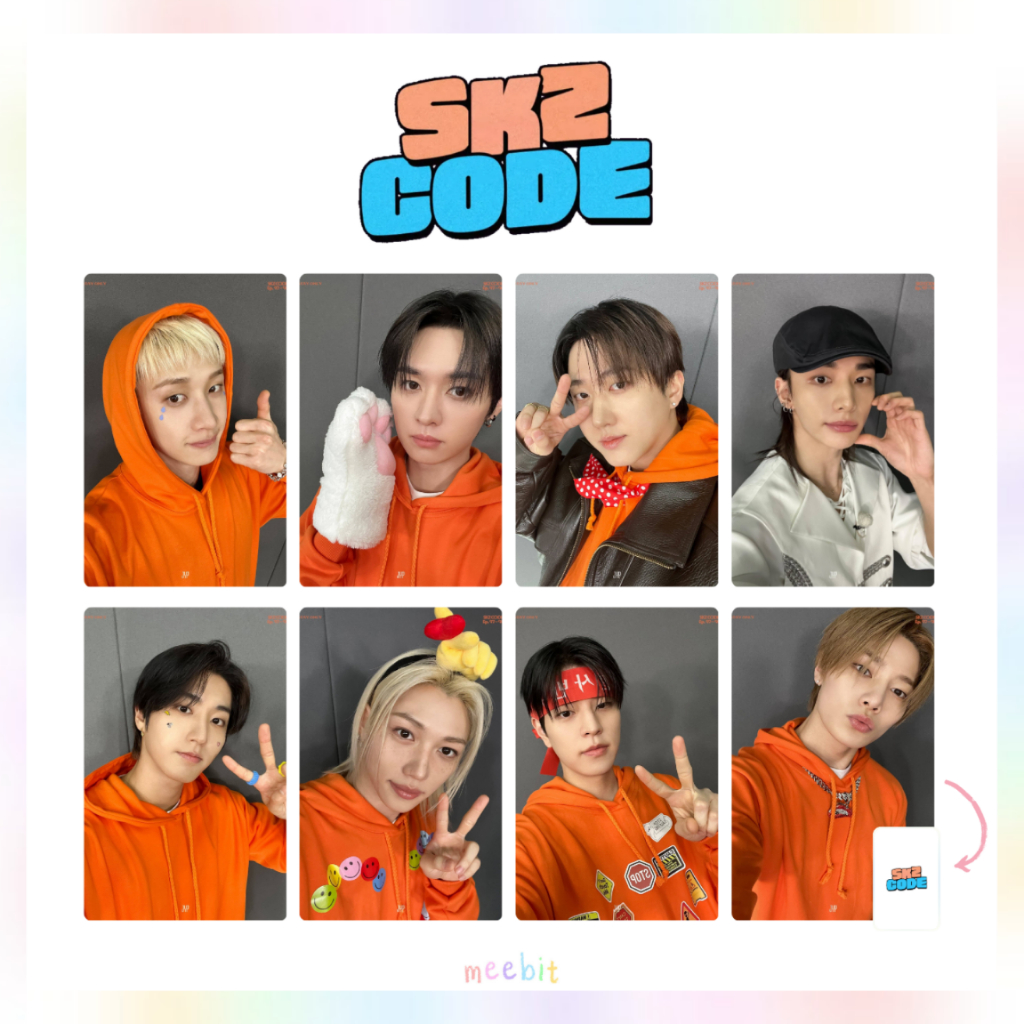 Photocards SKZ Code - Kit Fanmade - Stray Kids - Kpop Selca | Shopee Brasil