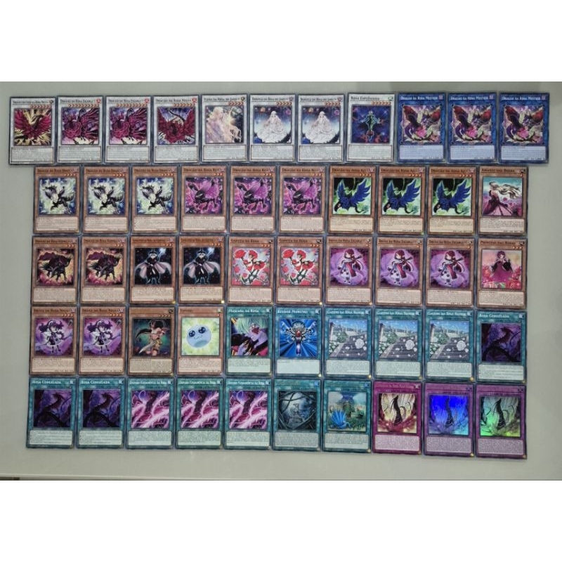 Set Deck Rosa Negra - Cartas Originais Yu-Gi-Oh / Yugioh - KONAMI
