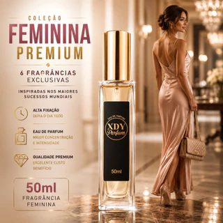 Perfume Feminino Eau De Parfum XDY Parfum 50ml Fragrância Importada Alta Fixação Longa Duração