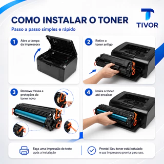 Cartucho Toner 85a 285a Impresssoras Toner 1102 M1132 1130 Novo compativel lacrado
