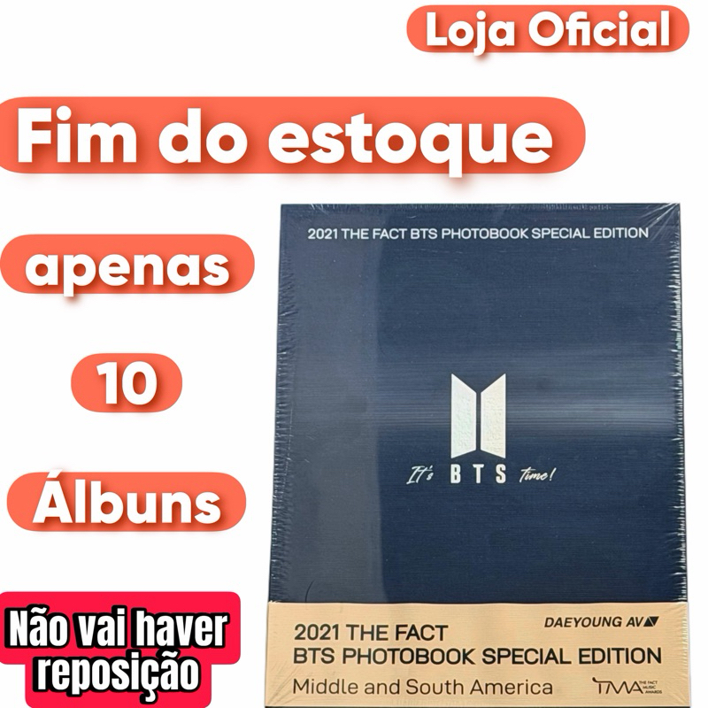 Album Oficial photobook the fact 2021 BTS music awards lacrado