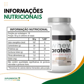 Whey Protein Concentrate 900g - Todos os sabores – DG Labs
