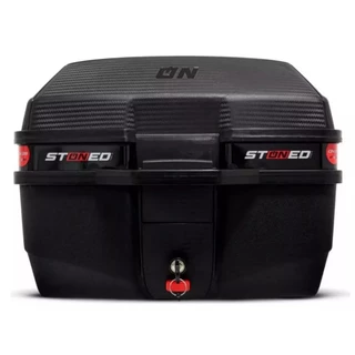 BAU BAULETO STONED 35 LITROS BASE UNIVERSAL PROMOÇÃO MOTOBOY + PARAFUSOS E CHAVE OFERTA IMPERDIVEL new