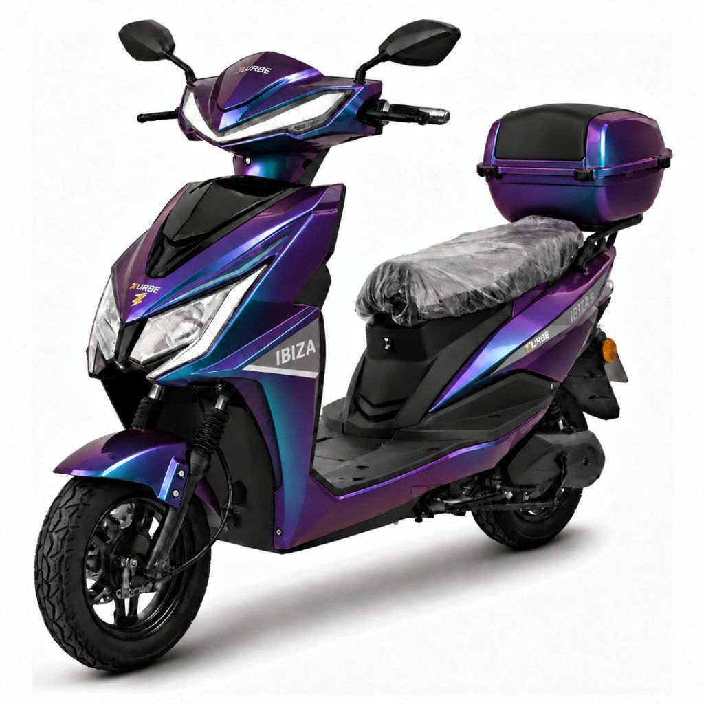 Scooter Elétrica Zurbe Ibiza 1000W Bateria LiFePO4 Removível 76.8V 23Ah Autonomia 50km 32kmh
