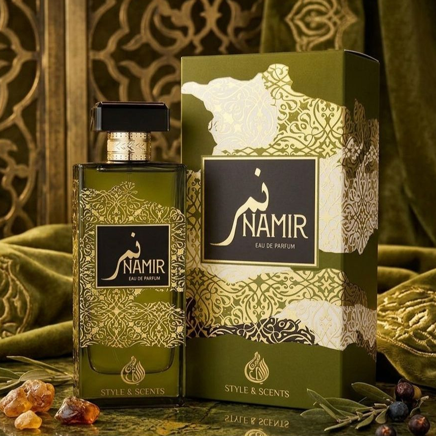 Perfume Style & Scent Namir Masculino 100ml EDP Original Amadeirado Oriental Aroma Marcante Para Presente Dia a Dia