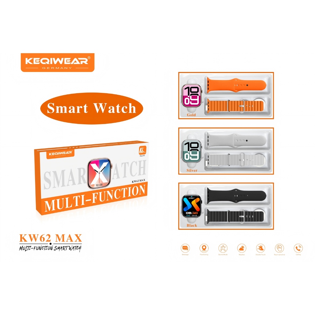 Smart Watch KW62 MAX inteligentes 47MM Seires 10 2025 2 Pulseira