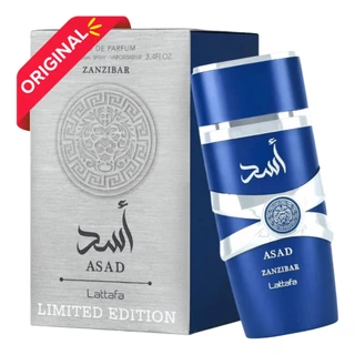 Perfume Árabe Asad Zanzibar Limited Edition Lattafa Eau De Parfum 100ml Original Selado em Oferta na Shopee