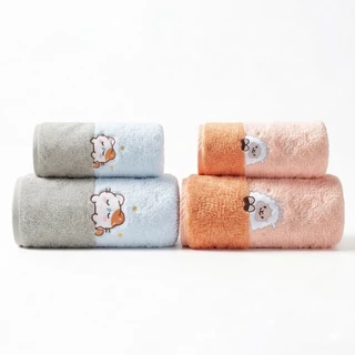 KIT 2 Toalhas - Banho e Rosto Grande Macia Toalha de Banho Grande e Grossa Jogo de Toalha de Banho 140 x 70cm em Oferta na Shopee