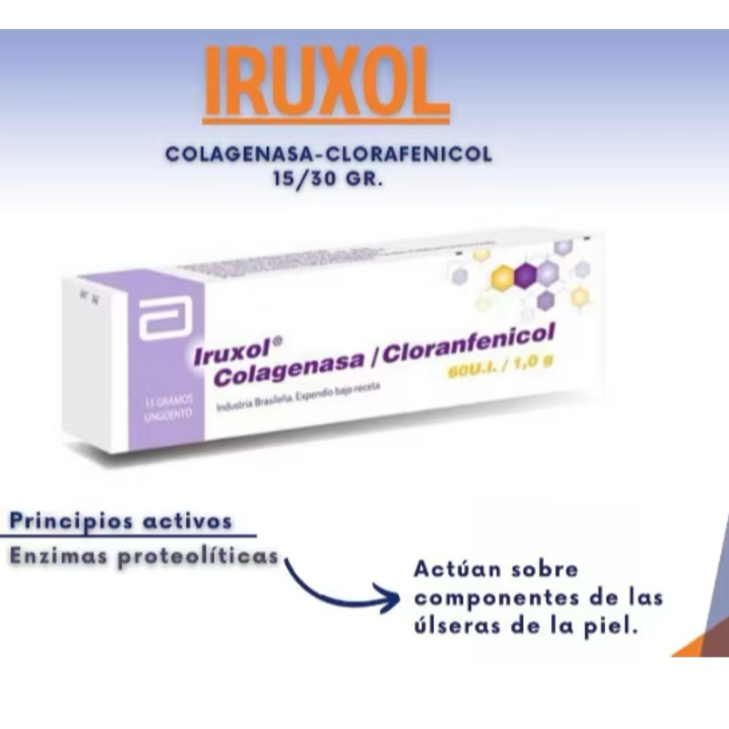 POMADA Kollagenase COLAGENASE 0,6 u/g+CLORANFENICOL 1,0g - 15g ...