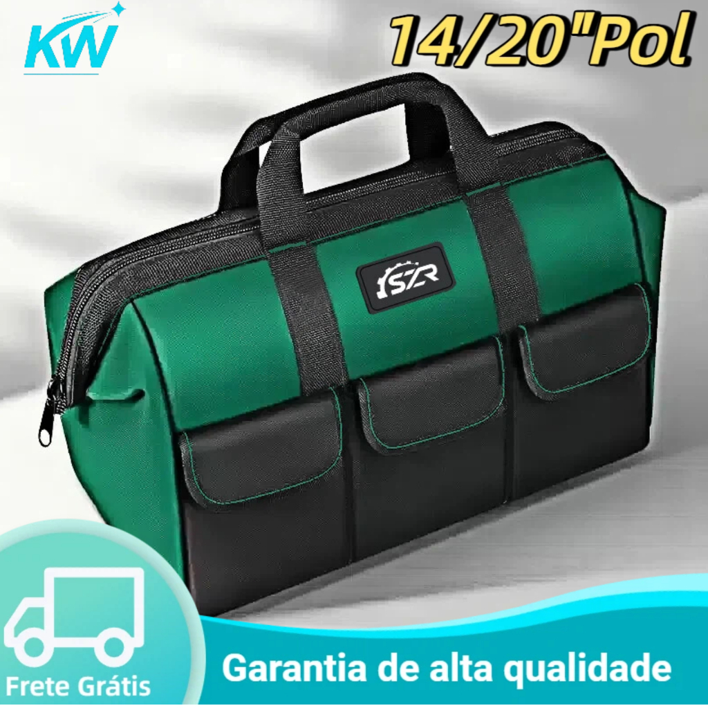 14/20 Polegadas Caixa de Ferramentas Profissional  - Bolsa de Armazenamento Multiuso para Ferramentas