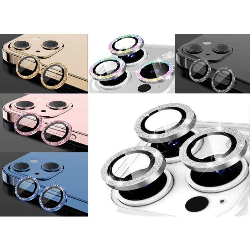 Kit Lentes - Pelicula Vidro Brilhante para Câmera Iphone Modelos 11/12 ...