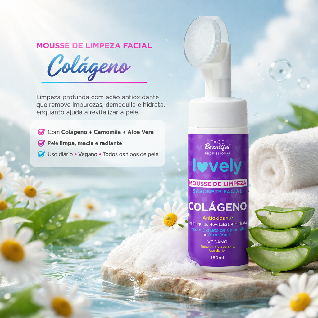 Mousse de limpeza facial com aplicador — foto 3