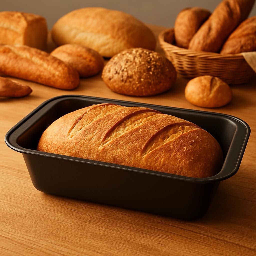 Forma Assadeira Anti Aderente Retangular para Pães, Tortas S