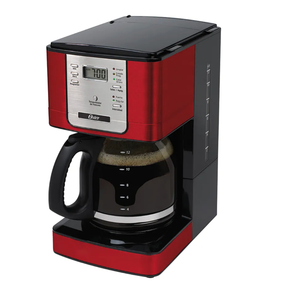 Cafeteira Eletrica Oster Programável Flavor - Vermelha - 110