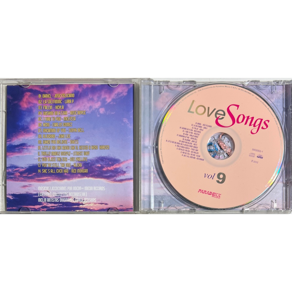 Love Songs Vol. 9 (Coletânea) - CD Original | Shopee Brasil