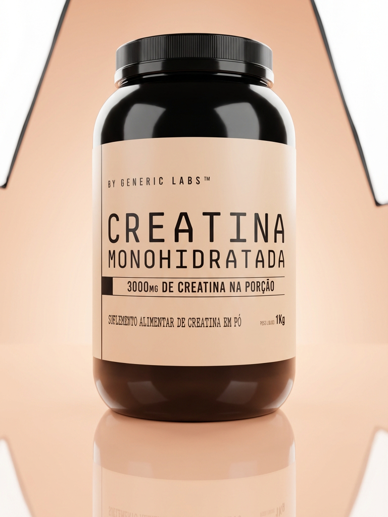 Creatina Monohidratada 1 kg - Generic Labs | Shopee Brasil