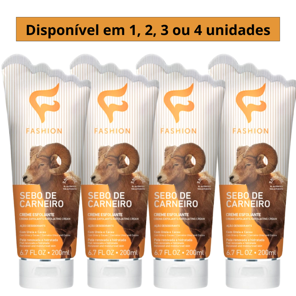 Sebo De Carneiro Esfoliante Hidratante 200ml Fashion Cosméticos