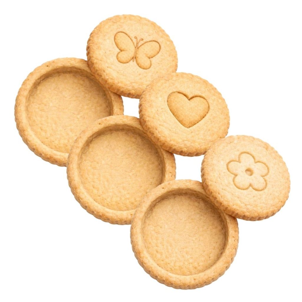 Carimbos + Cortadores Biscuits Recheados