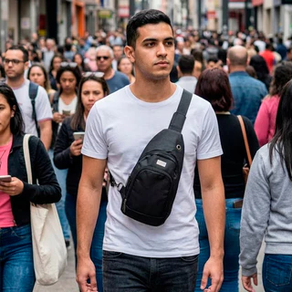 Bolsa Tática Transversal Peito E Ombro Impermeável Viagem Esportivo