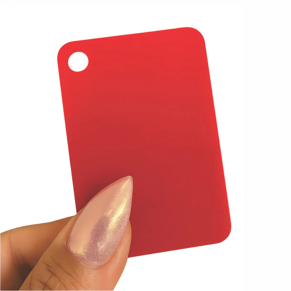 Placa Chapa Acrílico Vermelho 2mm | Shopee Brasil