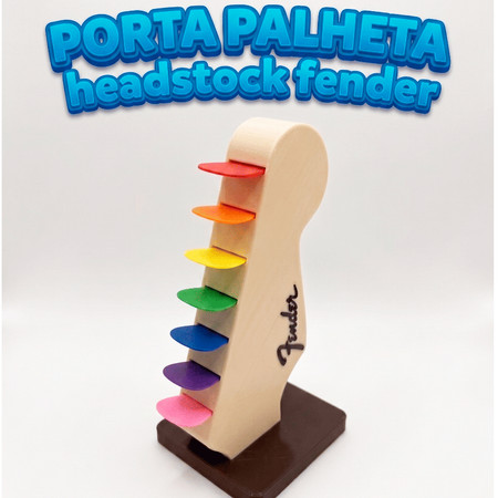 Porta Palhetas Fender