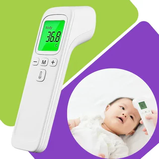 Termômetro Digital Infravermelho De Testa Sem Contato Médico LCD Febre Medição Do Bebê/Adulto
