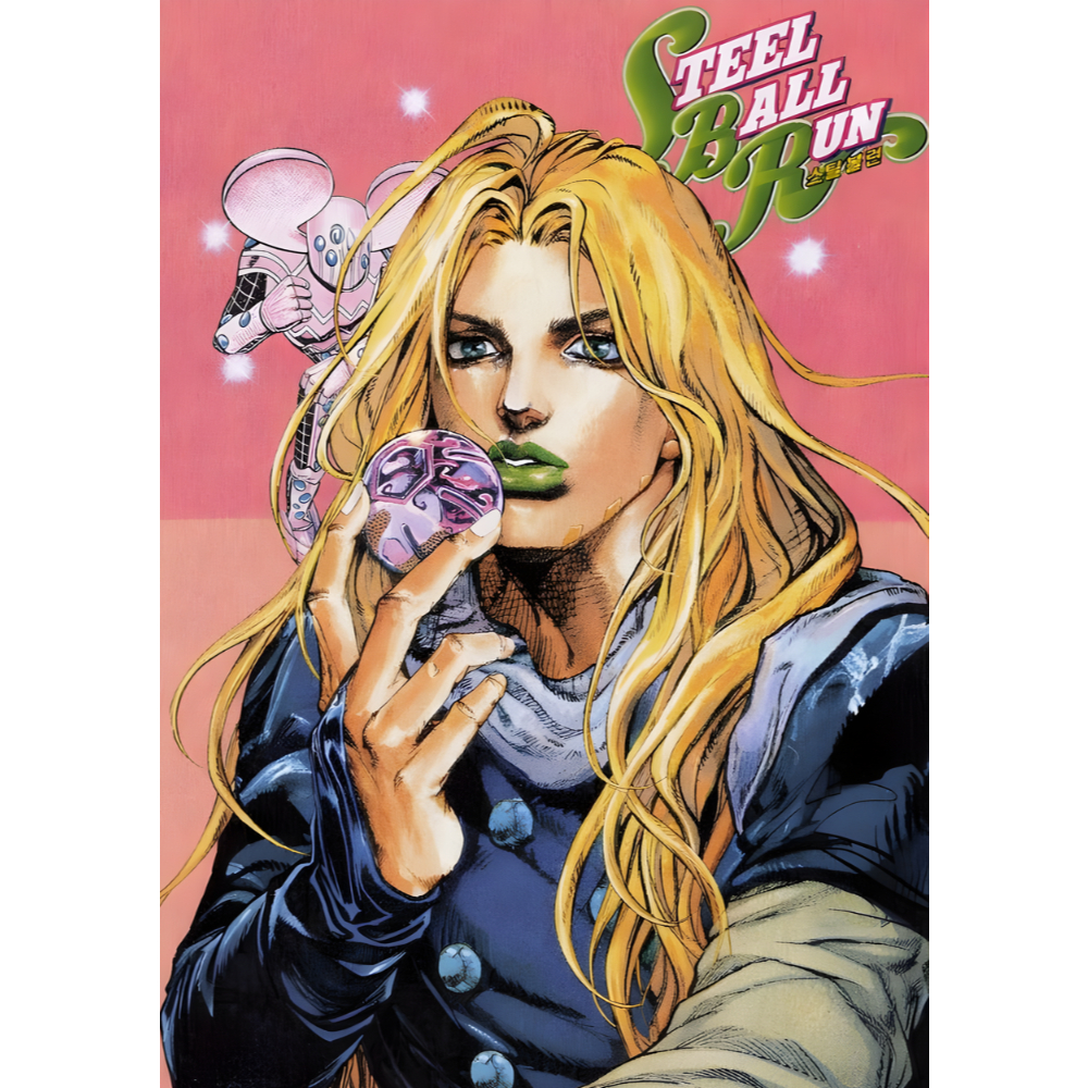 Clássico Anime JoJo Bizarre Adventure Poster A4 20x30 cm Retro