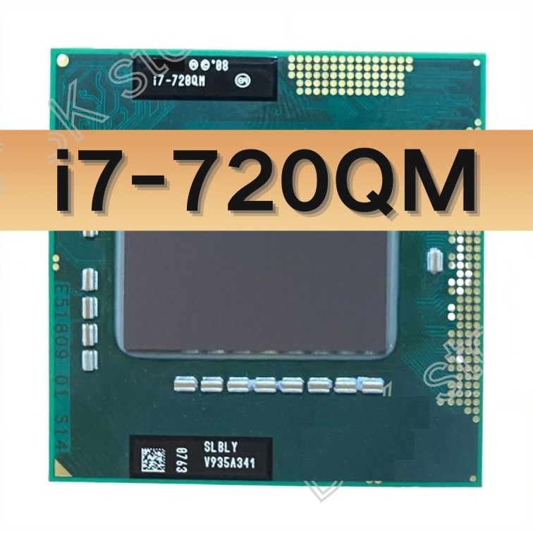CPU core i7 3個セット③ Processador CPU Notebook Intel® Core™ i7-720QM 8 Threads Socket