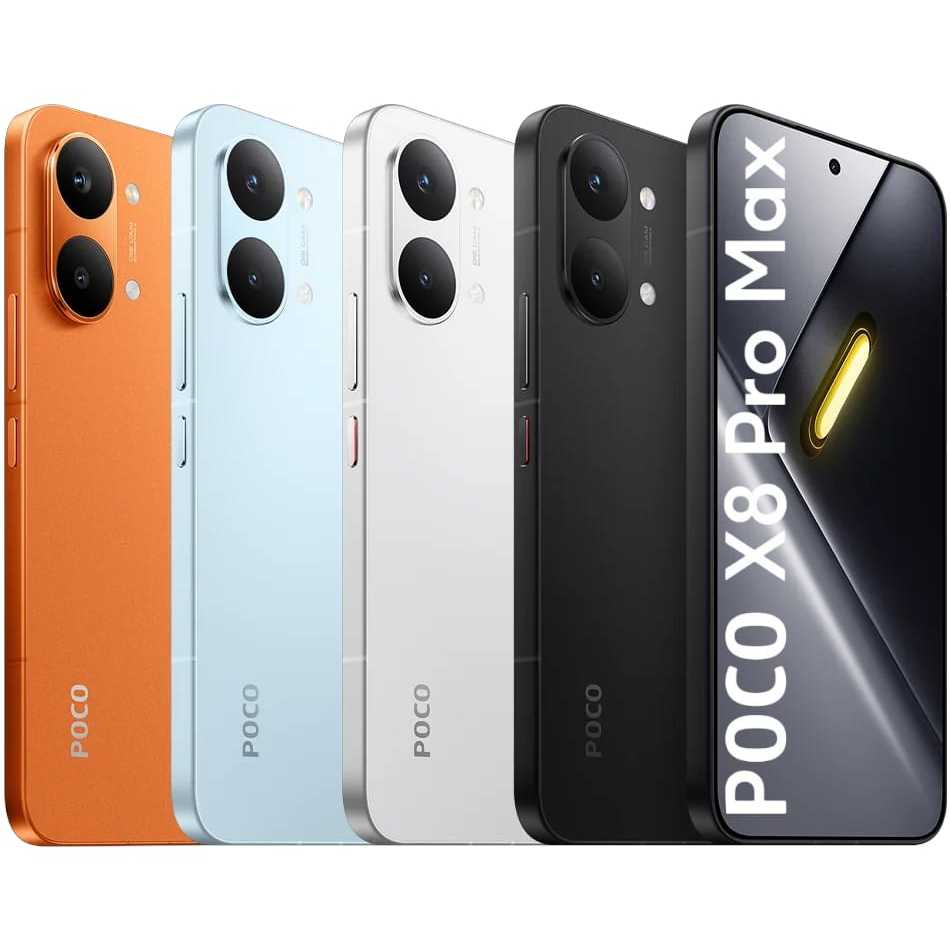 Celular Xiaomi Poco X8 Pro Max 5G, Tela Amoled 6.83", Câmera 50MP, Bateria 8.500 mAh, Versão Global Original