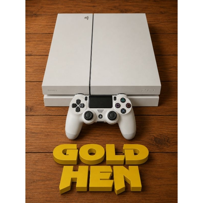 Console playstation 4 FAT Branco 500Gb DESBLOQUEADO Semi Novo com