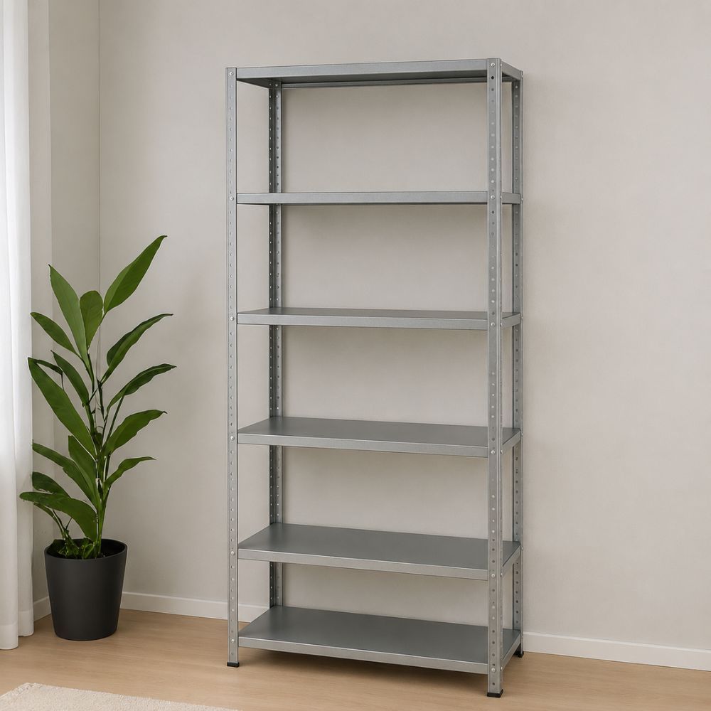 Prateleira De Aço 90x198 Com 6 Divisoria Galvanizada Multius