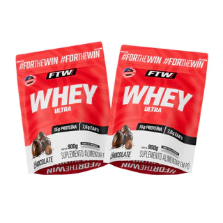 Kit 2x Whey Ultra Protein Refil 900g - FTW