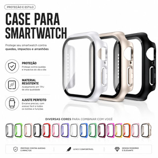 Capa Case Capinha Película APPLE WATCH 11 10 9 8 7 6 5 4 3 2 SE 38mm 40mm 41mm 42mm 44mm 45mm