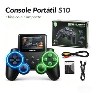 Controle de Vídeo Game Retro com Tela Led e 520 Jogos-S10