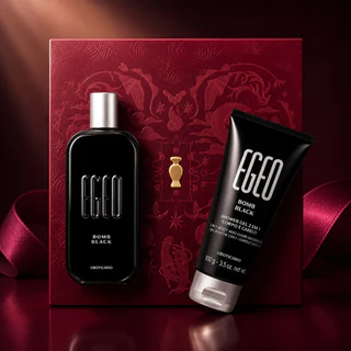 Kit Egeo Bomb Black exclusivo Perfume 90ml + Sabonete Em Gel 100g