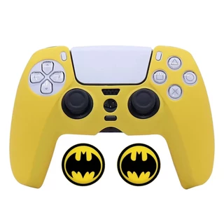 Capa Para Controle de PS5 Colorida + Par de Grip de Silicone